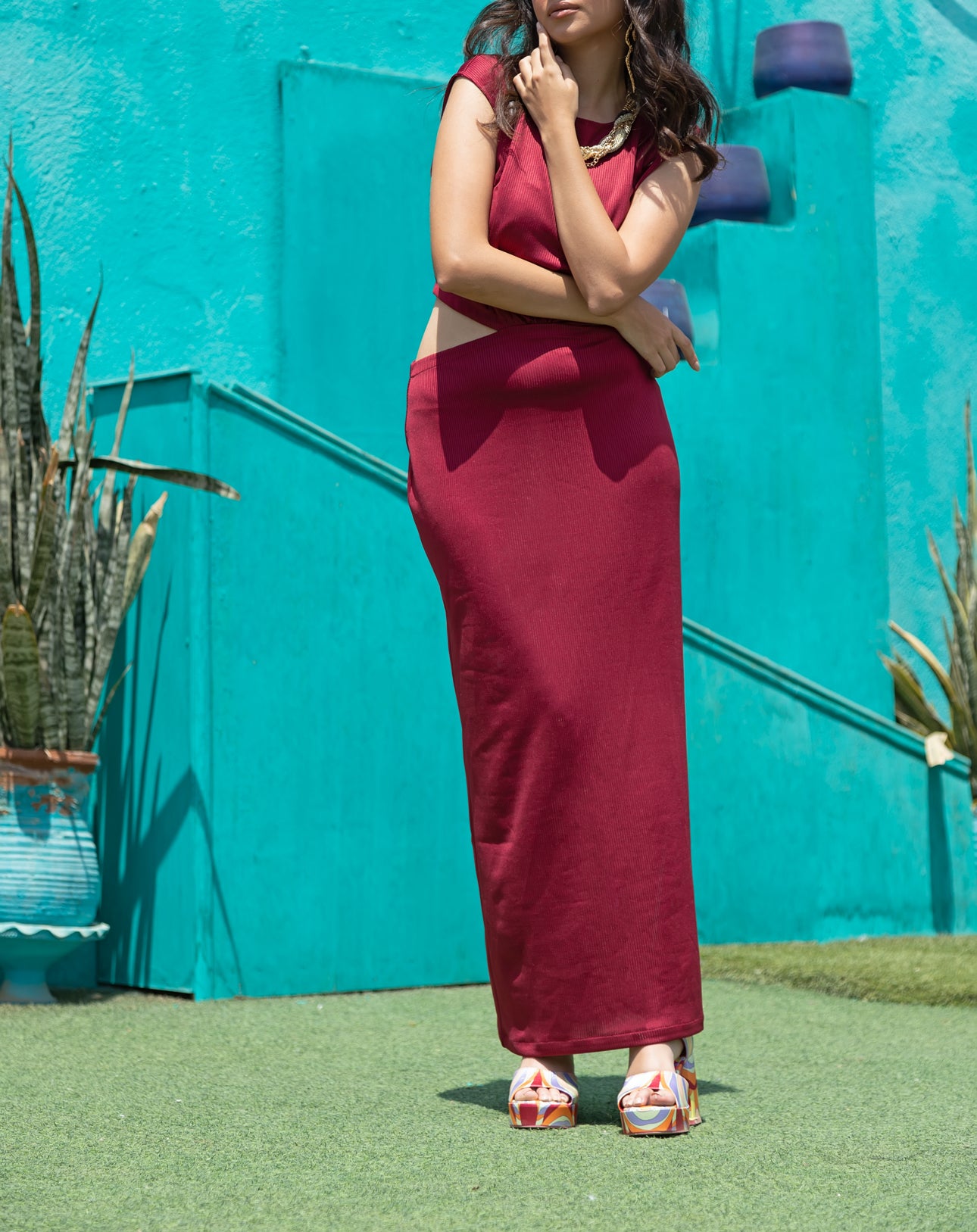 Full Cut Out Dress