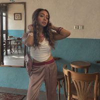 Powder dream silk pants