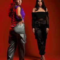 Satin Rush Cargo Pants