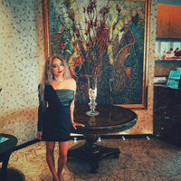 Noir Rush Leather Dress