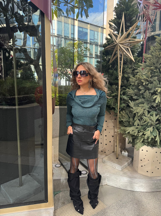 Teal Desire Pullover