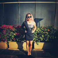 Noir Rush Leather Dress