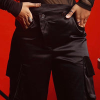 Satin Rush Cargo Pants