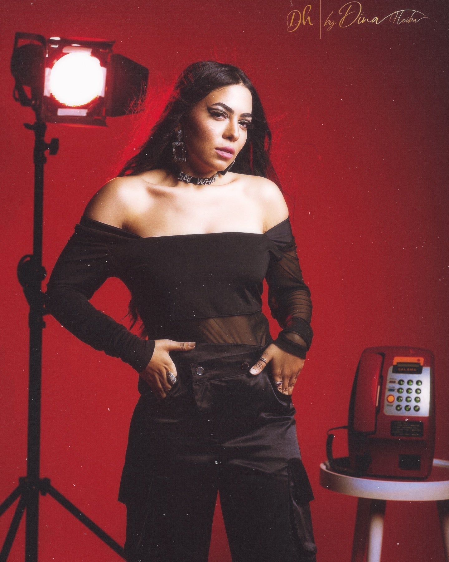 Sheer Noir Top