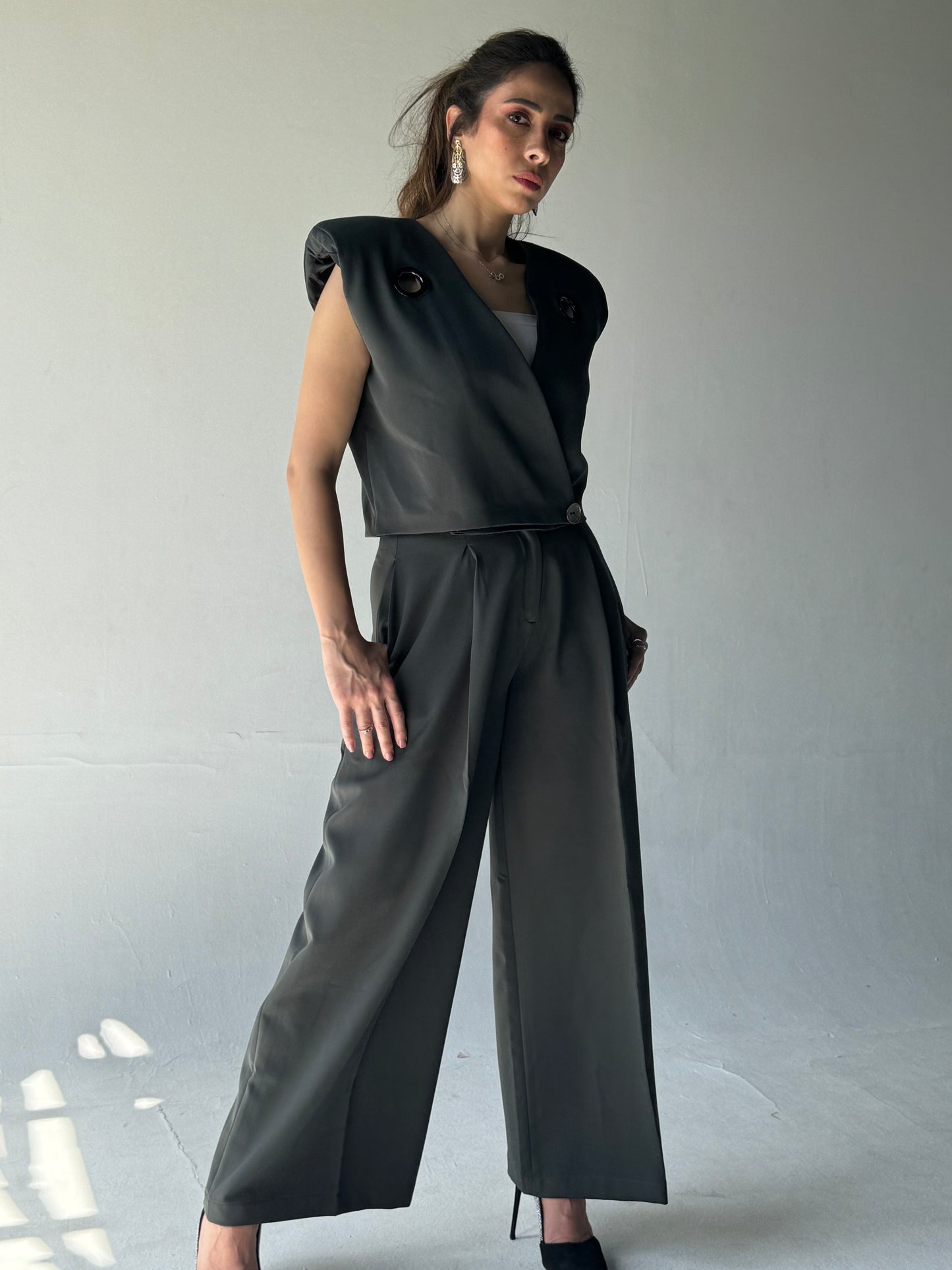 Cropped Lux Suit