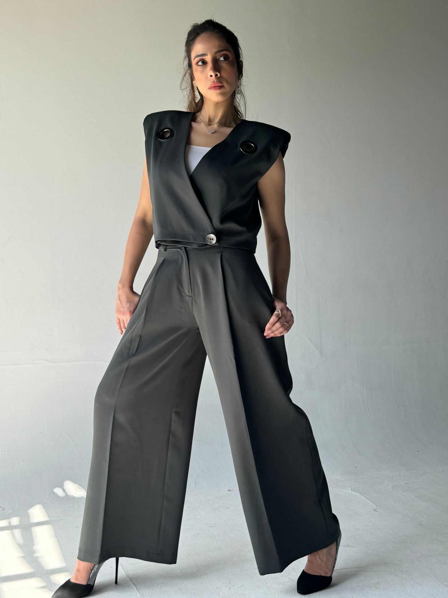 Cropped Lux Suit