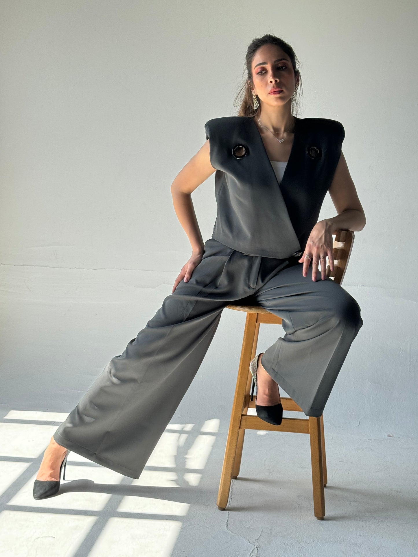 Cropped Lux Suit