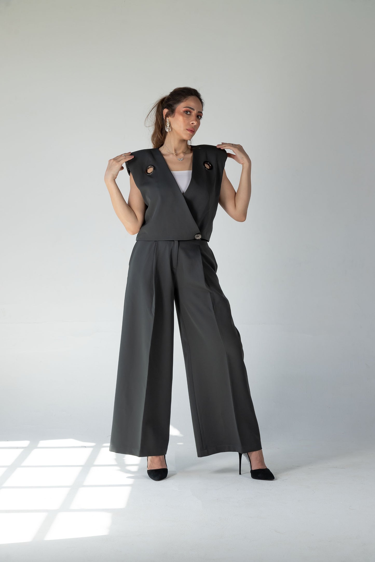 Cropped Lux Suit