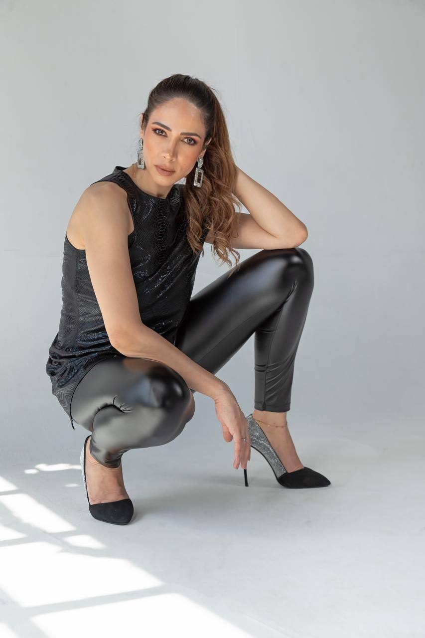 Crocodile Leather Top