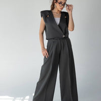 Cropped Lux Suit