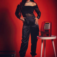 Satin Rush Cargo Pants